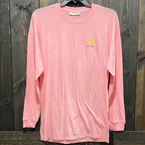 NWT Simply‎ Southern Tee M Tracker Lion Pink Candy Long Sleeve Conserve Protect